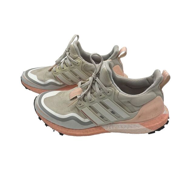 Adidas Ultraboost Guard Women Sneakers Sz 7 Gray‎ Peach Pink Trail Shoes FW5482 - Picture 5 of 10
